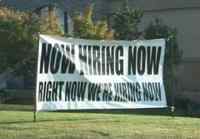 Now hiring