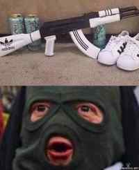 Adidas AK-47 - Ja muita Blyatfuleja esineitä