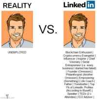 Todellisuus vs. Linkedin - Kun jotkut hehkuttavat vaikka mitä diibadaabaa linkedin profiilissaan