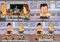 Beavis & Butthead koulussa.