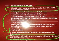 Kestävät ja ruostumattomat.