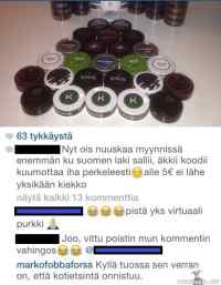 Fobba tarjoilee - Nuuskan myynti sosiaalisessa mediassa on loistava idea