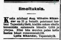 Aviomies karkuteillä - Pirttihirmua pakoon ennen vanhaan?