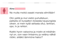 Kuumeen haistaminen sekä saatanalliset voimat