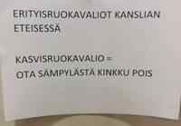 Kasvisruokavaihtoehto