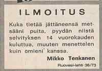 Metsässä puita