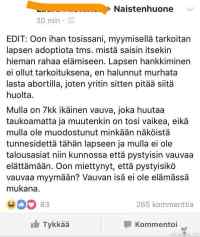 Lapsi myytävänä - Vauvan myymistä harkitaan