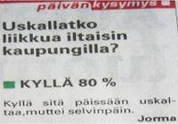 Päivän kysymys