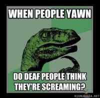 When people yawn