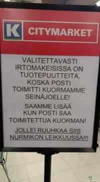 K-marketin hassuttelua