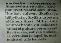 Tekstiviestipalstan helmiä