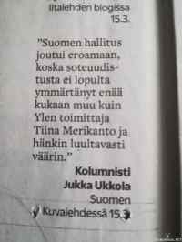 SOTE - Naiivisti luulin olevani ainoa joka ei tästä tajua mitään...