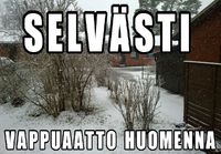 Selvästi vappu tulossa