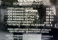 korjaamohinnasto