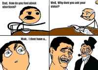 Troll dad abortista