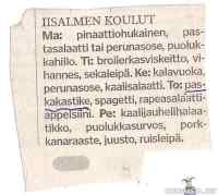 Iisalmesta - Kaikkea ne Iisalmelaiset joutuukin syömään