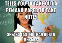 Scumbag teacher