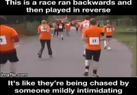 Reverse running