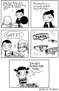 Alusvaatteet - (c) Sarah Andersen