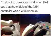 Wii ohjain ja nunchuck - N64