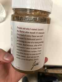 Justin&#039;s nut butter