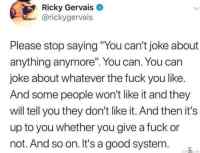 Voi vitsi - Ricky Gervais