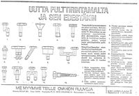 Uutta pulttirintamalta ja sen edestäkin