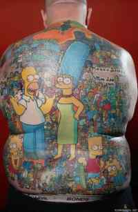 Simpsonit-tatuointi