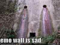 Emo wall - It is sad