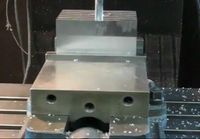 CNC cutting a face