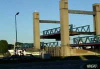 Top Of Boat Crushed By Table Bridge