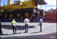 Operator Drops New Crane