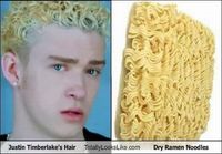 Justin Timberlake vs. nuudelit