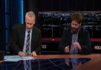 Zach Galifianakis Smokes a Joint on Bill Maher