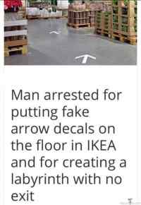 Meanwhile in the IKEA - Glorious bastard indeed.