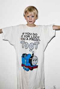 Thomas the train says - you are as prostitoot