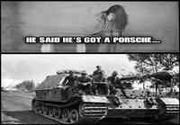 He said he's got a porsche...