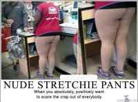 Nude strechie pants