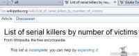 Serial killers - incomplete :3