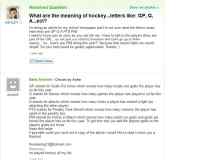 Meaning of hockey; Gp,Ot.... - niin se vaan on!