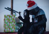 Darth Santa strikes again