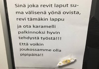 Lappujen repijälle palkinto