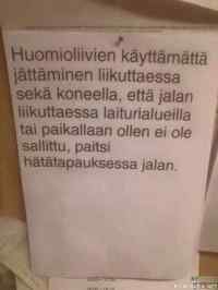 Huomioliivien käyttämättä jättäminen - Aivot meni solmuun tätä lukiessa, voisko joku tulkata?