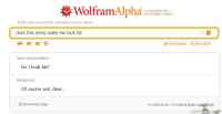 Wolfram alpha on oikeasti fiksu