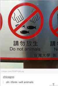 Do not animals