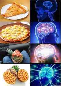 Ananas ja pizza - Ananasta pizzaan, pizzaa ananakseen, pizzaa ananaksella vai pizza-ananasta? En tiedä enää!