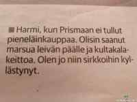 Prismaan ei sittenkään pieneläimiä myyntiin