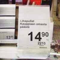 Lihapullia myynnissä - Kauppiaan paikka myös avoinna?