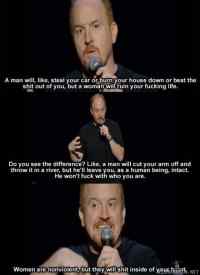 Louis CK puhuu taas totta naisista