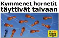 Hornetit taivaalla - lukijan kuva